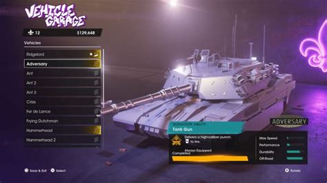 Saints Row How To Get A Tank Most Powerful Vehicle Guide