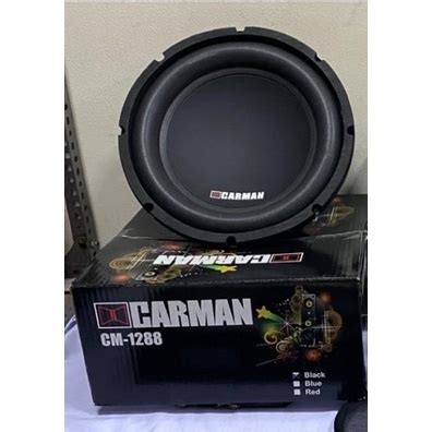 Jual Speaker Subwoofer Carman CM 1288 Double Coil 12 Inch Shopee