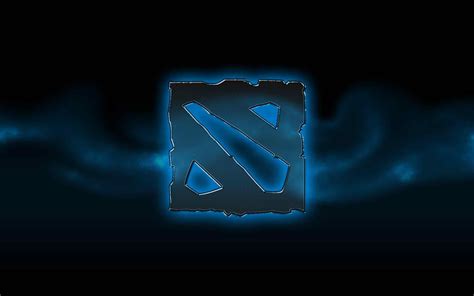 Dota 2 Logo Wallpaper, Blue Dota 2 Logo Wallpaper, #22003