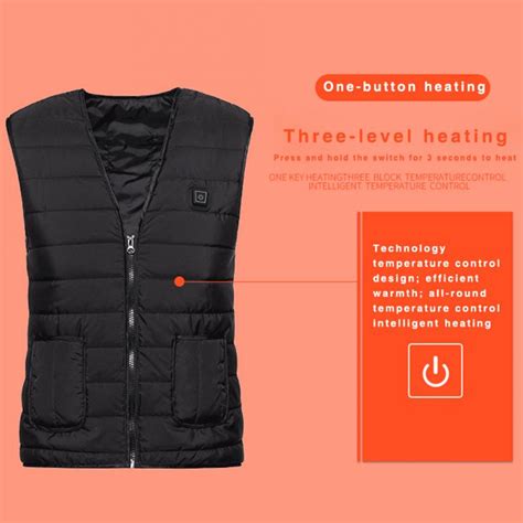 Verwarming Vest Jacket Usb Opladen Winter Vrouwen Grandado