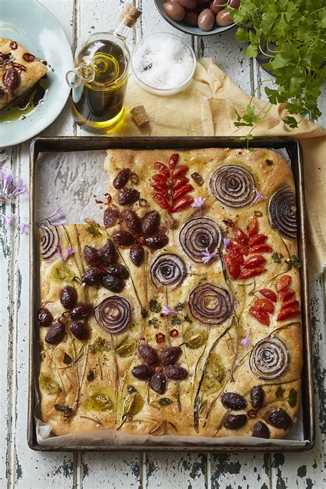 Flower garden flat bread | Home