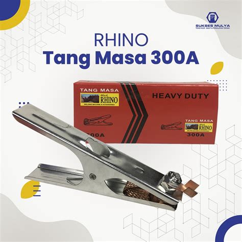 Jual Rhino Earth Clamp American Type Tang Masa Tanpa Kabel A