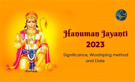 Hanuman Jayanti 2023 Significance Worshiping Method And Date Rgujarat