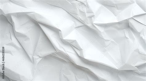 Seamless Crumpled Paper Texture Background Til Stock Illustration