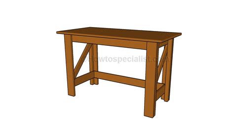 Simple Desk Plans PDF Woodworking