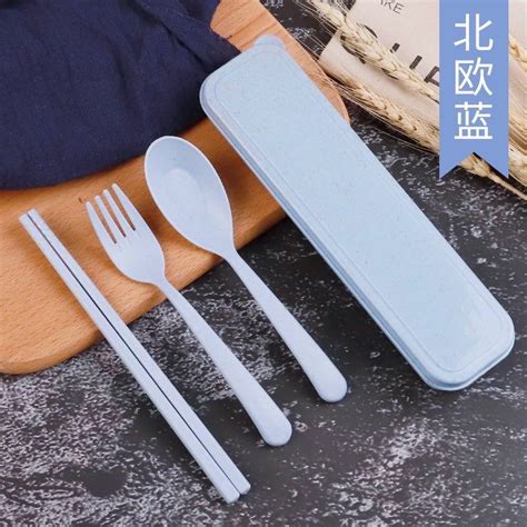 Biodegradable wheat utensils set, Furniture & Home Living, Kitchenware ...