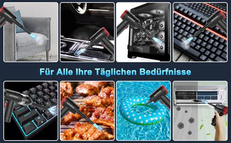 2 in 1 Druckluftspray Staubgebläse und Staubsauger 3 Gang Elektrisches