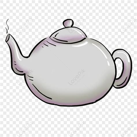 Hand Painted Cartoon Teapot Border Dialog Box Free Material Material