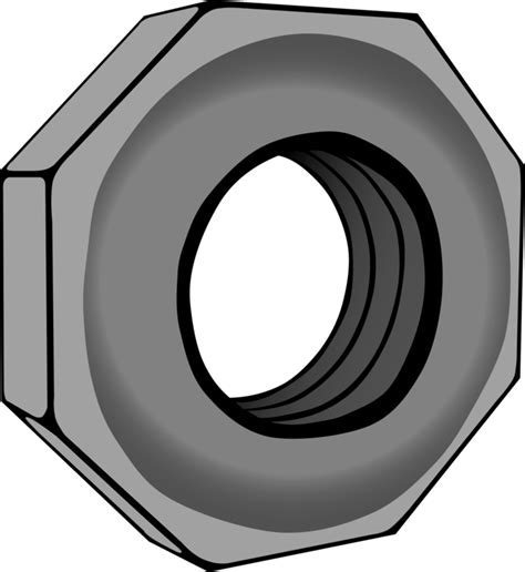 Nut Bolt Hexagon Screw Computer Icons Bolt And Nut Clip Art Png