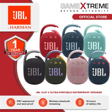 JBL Clip 4 Ultra Portable Waterproof Speaker Lazada PH