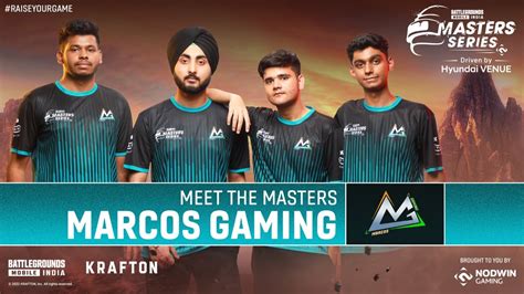 Meet The Masters MarcosGamingIN BGMI Master Series 2022 YouTube