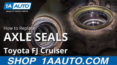 How To Replace Front Cv Axle Seals Toyota Fj Cruiser Youtube