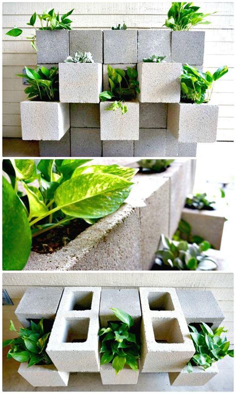 22 Diy Cinder Block Planter Ideas To Update Your Garden Diy Crafts