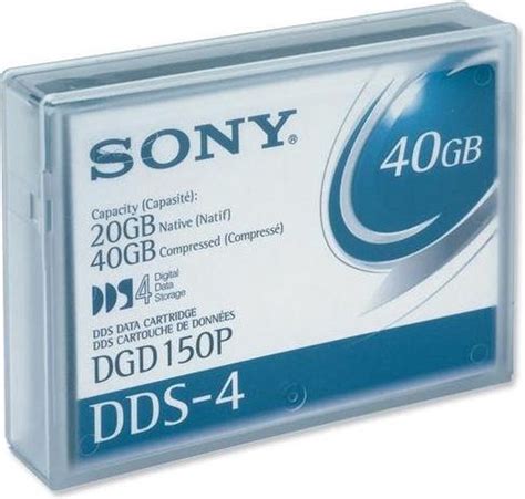 Sony Dds 4 Data Cartridge 4mm 150m 20gb Bol