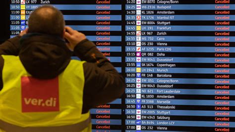 Grev Pe Aeroportul Din Berlin Toate Zborurile De Miercuri Au Fost