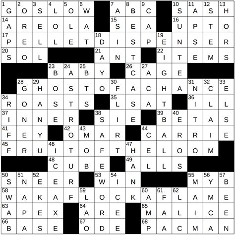 0524 23 NY Times Crossword 24 May 23 Wednesday NYXCrossword