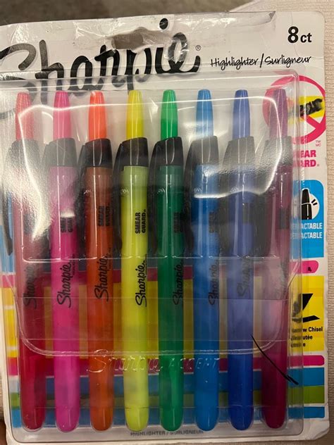 Sharpie Retractable Highlighter / Surligneur, Hobbies & Toys ...