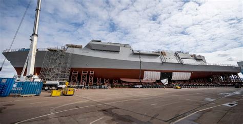 The first Type 26 frigate hull – HMS Glasgow coming together | Navy Lookout