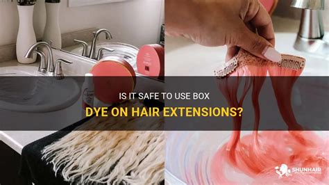 Is It Safe To Use Box Dye On Hair Extensions? | ShunHair