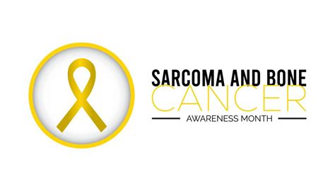 Sarcoma And Bone Cancer Awareness Month Royalty Free Vector