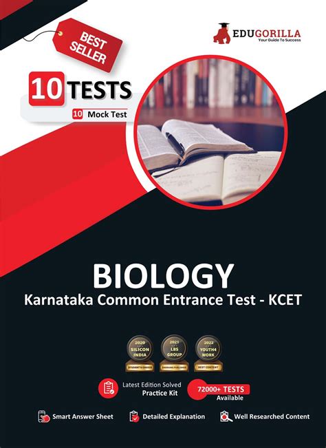 Buy BIOLOGY Karnataka Common Entrance Test KCET Preparation Book 2023