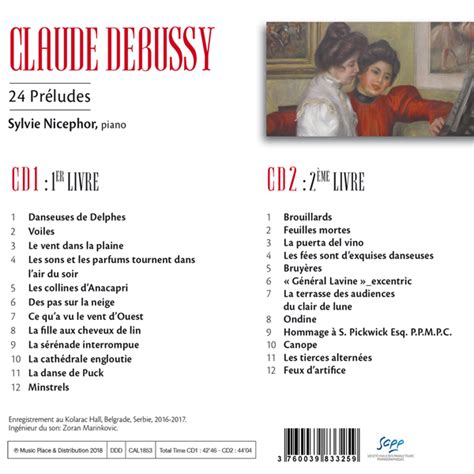 Debussy 24 Preludes Indesens Records