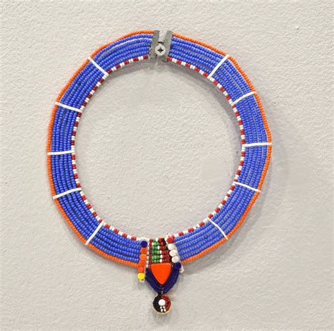 African Masai Beaded Traditional Necklace Kenya