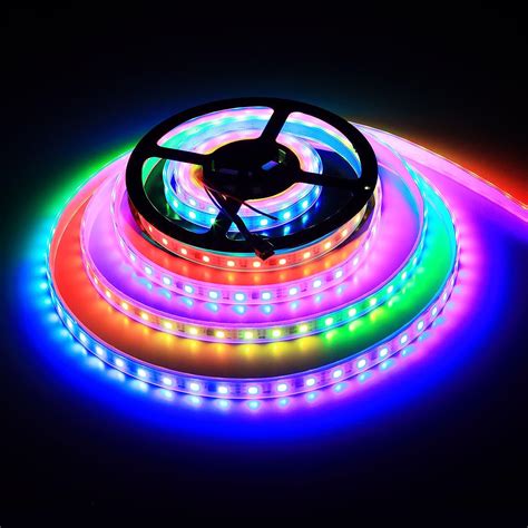 Buy Visdoll Ws Pixels Rgb Led Light Strip Waterproof Ft