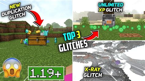 3 Best Working Glitches In Minecraft Pe 11960 Xp Dupe And X Ray