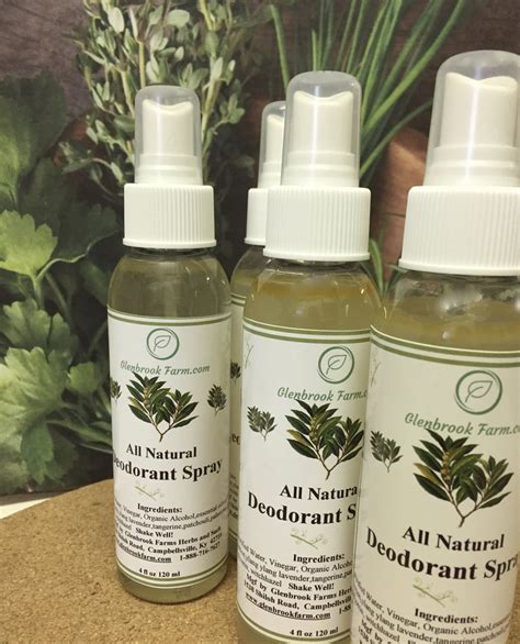 All Natural Deodorant Spray – Glenbrook Farms Herbs and Such