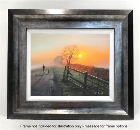 Dipinto Originale Pete Rumney Luce Solare Per The Soul Misty Country