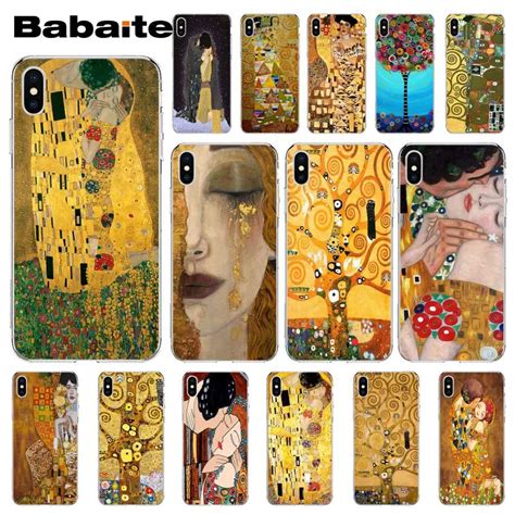 Babaite The Kiss Gustav Klimt Tree Of Life Painting Good Use Phone Case