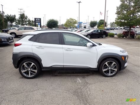 Chalk White Hyundai Kona Ultimate Awd Exterior Photo