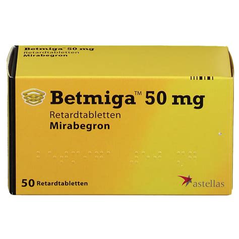 Betmiga® 50 Mg 50 St Mit Dem E Rezept Kaufen Shop Apotheke