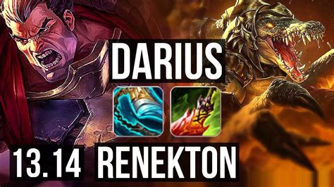 Darius Vs Renekton Top 1000 32m Mastery Legendary 700 Games