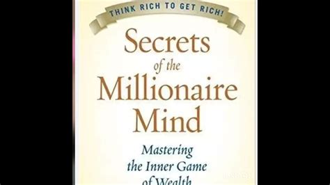 Secret Of The Millionaire Mind Book 📚 Summary 😊part 1 Youtube