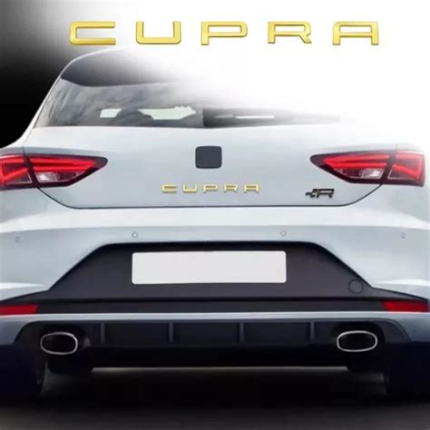 Emblema Cupra Cajuela Dorado MercadoLibre