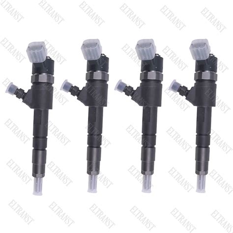 4x Fuel Injector Miu802884 For John Deere 204l 318e 319e 320e 320g 60g