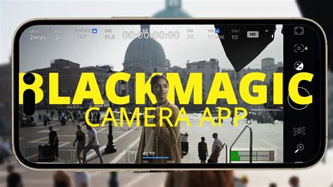 Tutorial Blackmagic Camera App Per Filmmakers YouTube