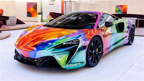 This Colorful Mclaren Puts Art In The Artura Hybrid Supercar