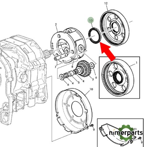 R Arandela De Empuje John Deere Nimerparts John Deere