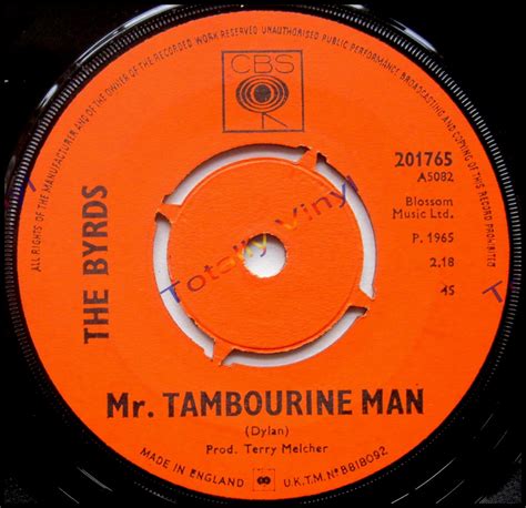 Totally Vinyl Records || Byrds, The - Mr tambourine man / I knew I'd want you 7 inch