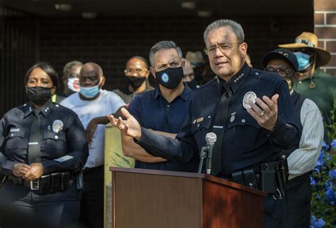 Lapd Chief Michel Moore Receives Second Term Los Angeles Times