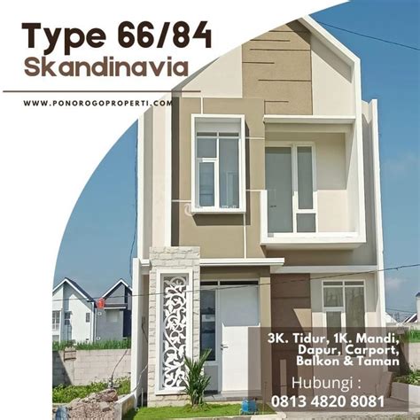 Dijual Rumah Lantai Lt Lb Kt Km Syariah Di Kota Ponorogo Jawa