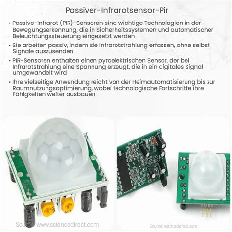 Pyroelektrischer Infrarotsensor Wie Es Funktioniert Anwendung Vorteile