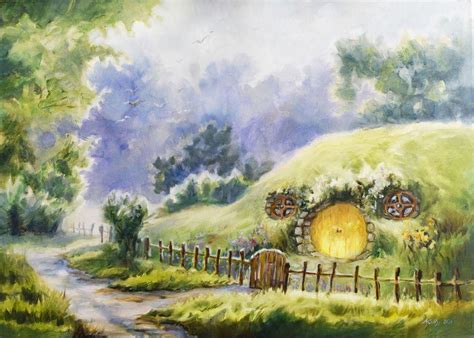 Peaceful Summer In The Shire My Oil Painting Rlotr