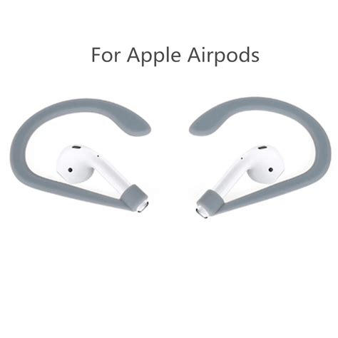 1 pair Silicone Ear Hook For Apple Airpods Anti Lost Earphone Wireless ...