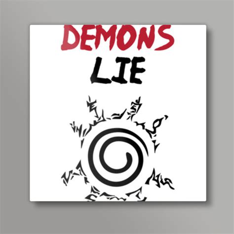 Naruto Demon Seal Square Art Prints| Buy High-Quality Posters and Framed Posters Online - All in ...