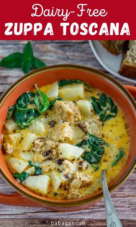 Dairy Free Zuppa Toscana Ready In Minutes Dairy Free Soup