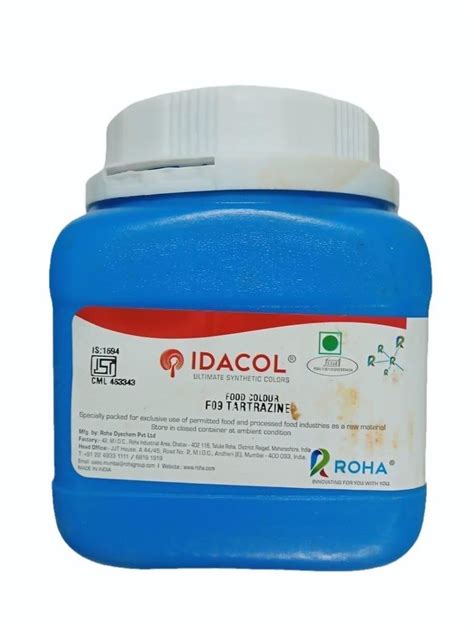 Idacol F Tartrazine Food Colour Container Powder At Rs Piece In